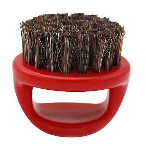 Fashion Boar Bristles Mustache Brush Comfortable Handle Beard Styling Accessory Accessory For Men's Grooming