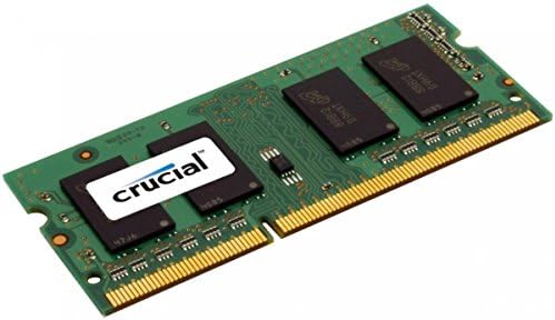 Crucial 4GB Single DDR3-1600 (PC3-12800) SODIMM 204-Pin High Density Memory CT51264BF160BJ