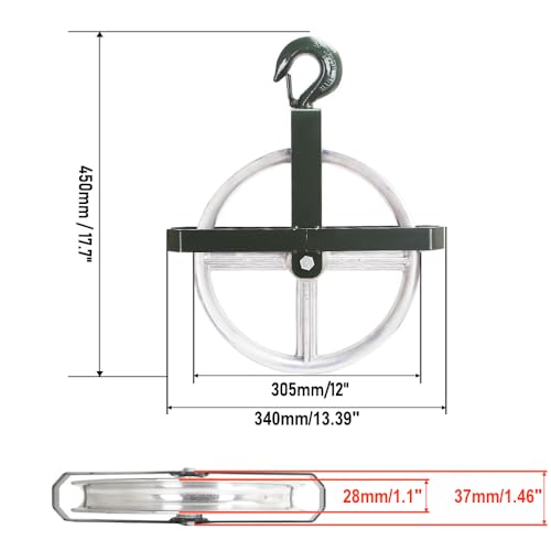 image for POPMOON Scaffold Hoist Pulley 12