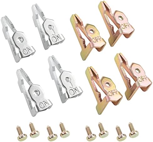 Replacement Intermatic 156T1978A Time Trippers Kit fit T100 Series Clock Dial Trippers Timers - 2 Pack (Include 4 ON / 4 Off / 8 Screws)