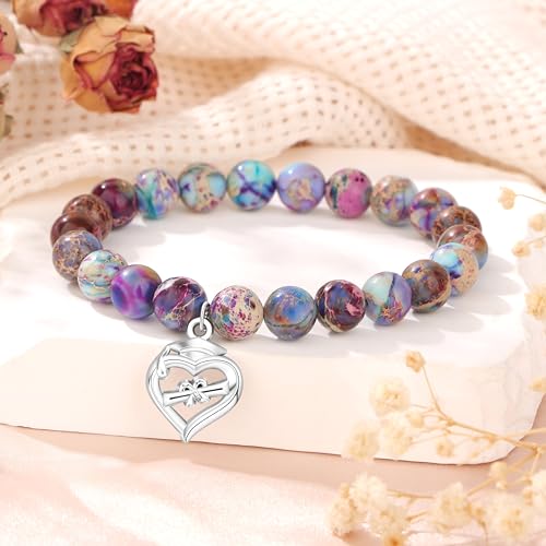 Image of Joycuff Graduation Gifts for Her Him Class of 2026 Graduation Bracelets Inspirational Graduation Compass Bracelet for Women College Graduation Gift for Him Her