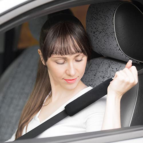 image for Medsuo 2 Pack Universal Soft and Comfortable Car Seat Belt Pads Harnes