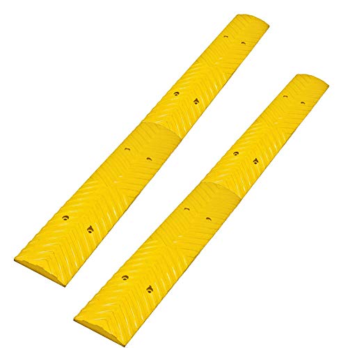 Electriduct Speed Nubs Safety Bump Rumble Strips Kit: 4 Yellow Sections - Total Length: 79