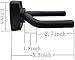 DECOMIL Guitar Holders Hooks Stands Hangers Wall Mount Display with Screws Fits All Size Guitars Bass Mandolin Banjo Ukulele (10 PCS)