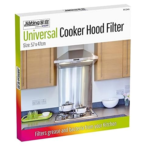 Universal Cooker Hood Grease Filter Extractor Fan - Cut To Fit - 57cm x 47cm Cover