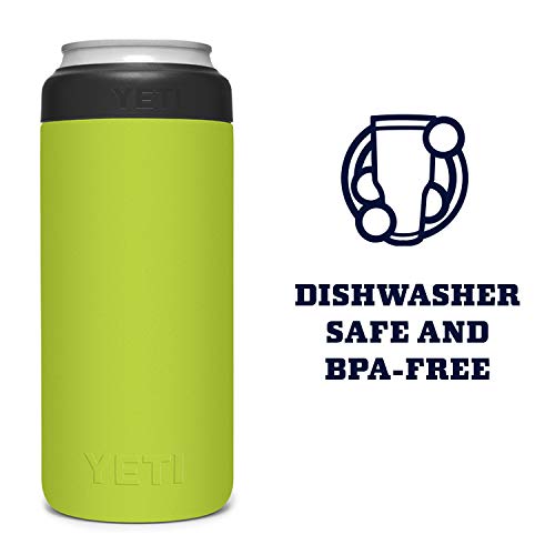 Image of YETI Rambler 12 oz. Colster Slim Can Insulator for the Slim Hard Seltzer Cans, Chartreuse