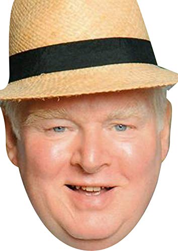 FoxyPrinting Donald Stewart Swinger Tv Celebrity Cardboard Party Face Mask Fancy Dress