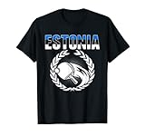 Estonia Table Tennis Lovers - Estonian Ping Pong Supporter T-Shirt