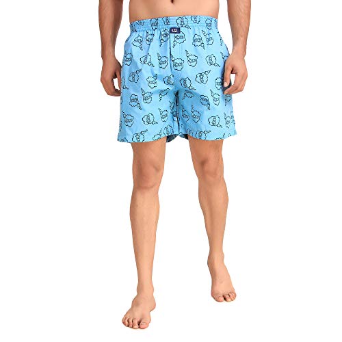 Image of UZARUS Men's Printed Boxer Shorts 100% Cotton