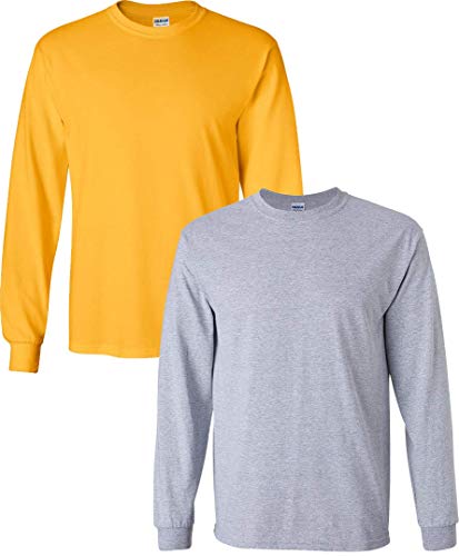 Image of Gildan Men's Ultra Cotton Long Sleeve T-shirt, Style G2400
