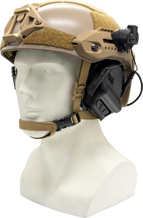 Adaptadores para auriculares compatibles con cascos MTEK Flux HHV y MLOK miniatura 3