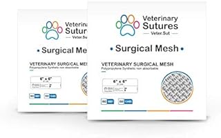 Veterinary Mesh Polypropylene Synthetic Nonabsorbable Mesh 6â€x6â€