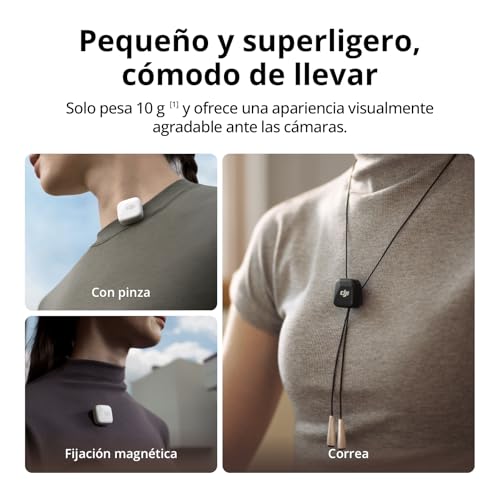 dji Mic Mini (2 TX + 1 RX móvil), micrófono lavalier inalámbrico para iPhone 17/16/15 y Android/PC/tabletas, conectar y Listo, transmisión de 300 m, cancelación Activa de Ruido, Vlogs - imagen 3