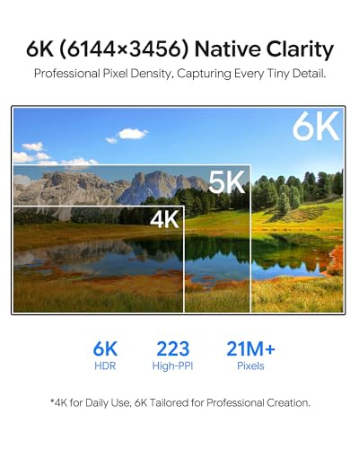 Kuycon G32P 32’’ UHD 6K Glossy Monitor (Honeycomb - Without Stand) - image 9