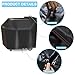 1680D Grill Cover for Masterbuilt 800, 560 Digital Charcoal Smoker Cover, MB20040221 Gravity Series 800 Digital Charcoal Griddle, Grill and Smoker Combo, Waterproof, Black