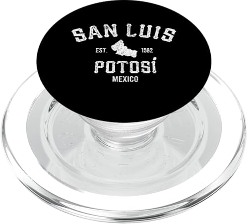 San Luis Potosí México Mapa EST. 1592 Estado De San Luis PopSockets PopGrip para MagSafe