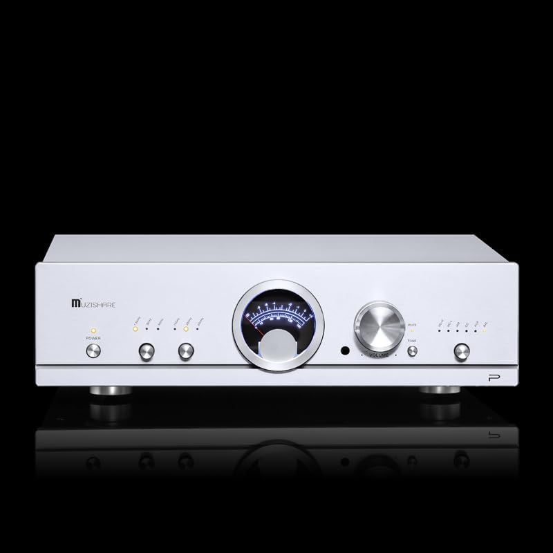 MUZISHARE R90 Tube Preamplifier Phono Stage Preamp MC/MM XLR Balance Input