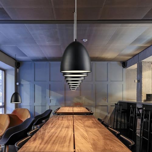 Lámpara de techo industrial E27 para iluminar estudios pequeños 6