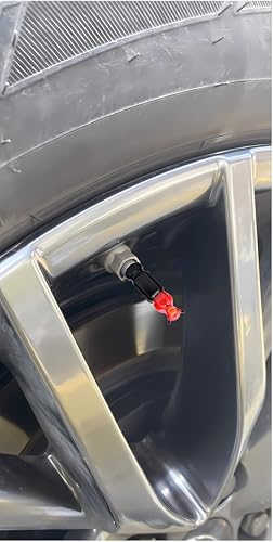 4-Pack Red Devil Duck Valve Stem Caps for Schrader Valves, Glossy Finish, Durable Metal Base, Fun Car, Bike & SUV Tire Accessories, Auto Tire Decoration for Enthusiasts