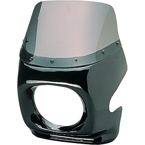 Maier USA 005010 Large Sport Fairing Round Headlight - Black Cover