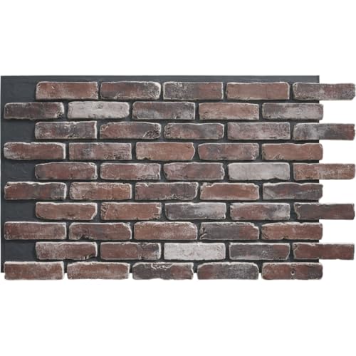 EverStone Aged Brick Faux Brick Panel, 46 7/8