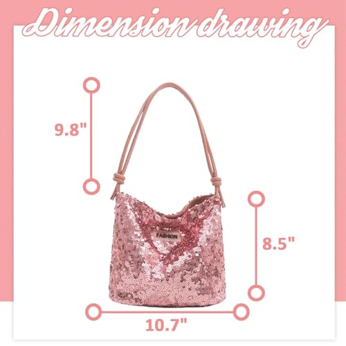 Bolso Tote para Mujer con Correa Ajustable Rosa miniatura 6