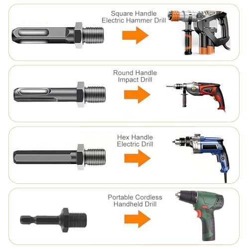 Fracavi 6-Piece Wood Splitter Drill Bits Set
