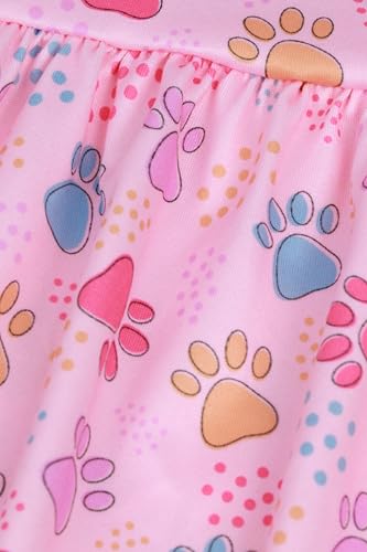 5-Pack Girls Dress,Casual Comfortable Girls Sleeveless Dress for Kids Spring Summer,Outdoor4