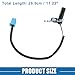 A ABSOPRO Car Transmission Speed Sensor Replacement No.24276628 for Buick Cascada 2016 Plastic Black