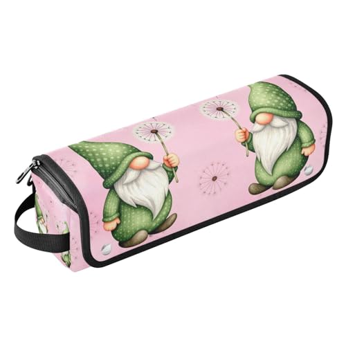Funda de viaje para herramientas de cabello para mujer con tapete removible resistente al calor y bolsa grande para planchas y rizadores