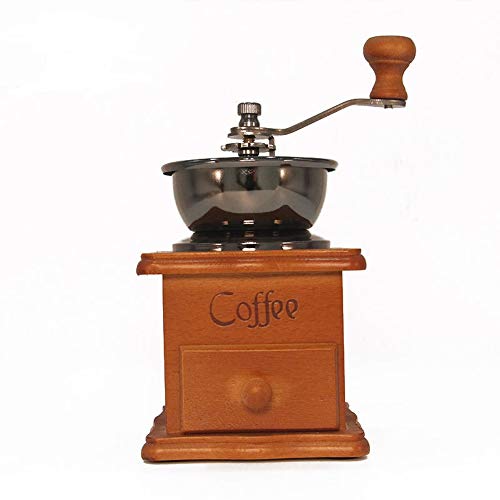 Manual Amoladora de Café de Cerámica Cónico Burr Portátil de La Manivela Cafetera Cover