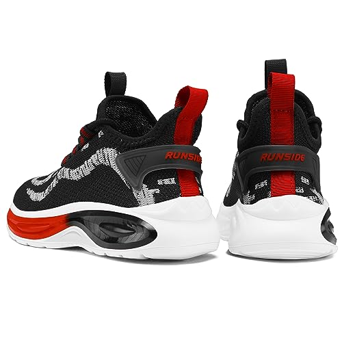 Runside Boys Girls Sneakers, Lace Up Kids Tennis Shoes For Walking/Running Lightweight Breathable Gym Shoes Outdoor thumb #5