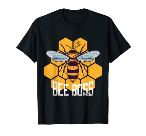 Queen Bee Boss, regalo de panales para quien ama la abeja Camiseta
