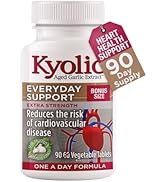 Kyolic Odourless Aged Garlic Extract - 90 Tablets Extra Strength 1000mg - Cardiovascular Suppleme...