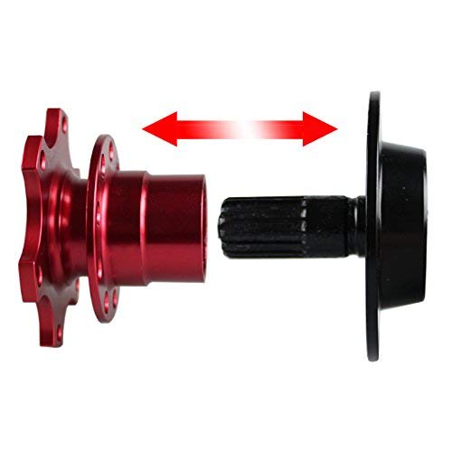 Adaptateur De Volant Rapide à Dégagement Rapide 6 Troux - Pour Course, Rallye, Voiture Sport (Couleur Or)