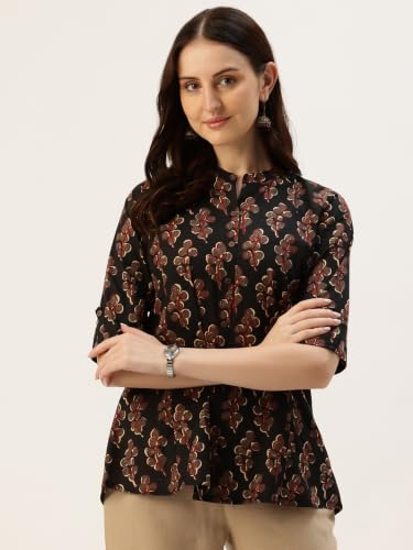 Image of Printed Mandarin Shirt - Casual & Chic (S-3XL)