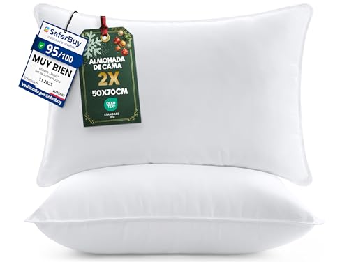 Utopia Bedding Almohadas  2 Unidades  50