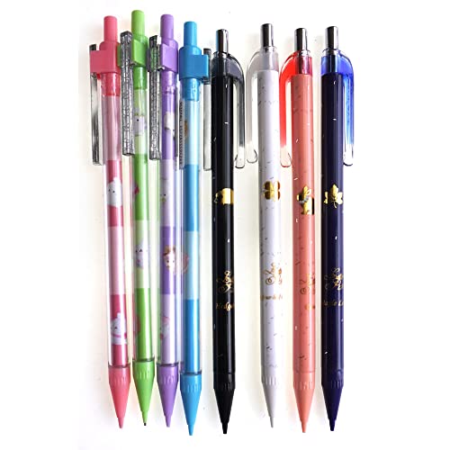Dzdzcrafts Kawaii Color 0.5Mm 0.7Mm Mixed 16Pcs Mechanical Pencils Office School Supplies (Some With Top Erasers) #TOP6