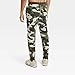 All in Motion Men's Camo Print Cotton Fleece Joggers - (Olive Green, Small)