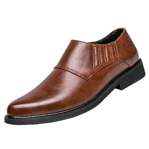 Men Fashion Classic Dress Shoes Non-Slip Wedding Walking Shoes Leather Non-Slip Softsole Oxford Shoes