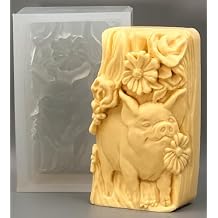 Piggy Silicone Mold for SOAP Making and Other Crafts, Crafting Tool