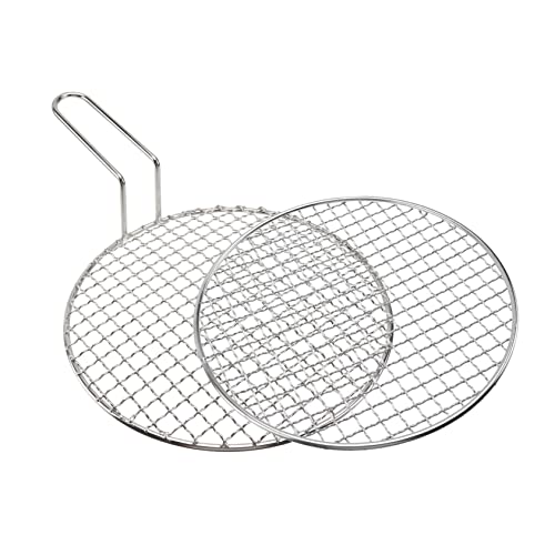 CIMAXIC 2Piezas Barbacoa Inoxidable Manija Para Asar Parrillas y Barbacoas