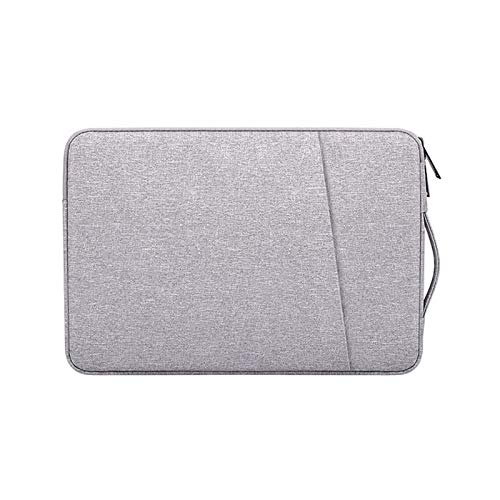 JINXIUCASE Borsa Morbida Universale Sleeve Borsa Cartella Custodia Portatile for Huawei MateBook B D E X PRO D14 D15 MateBook 12 13 14 B5-420 B3-410 B3-510 (Colore : Grigio, Size : MateBook B5 420)