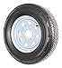 eCustomrim 2-Pack Radial Trailer Tire On Rim ST175/80R13 13 in. Load Range C 5 Lug White Spoke Wheel - 6 Year Warranty w/Free Roadside