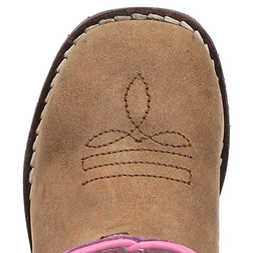 Image of Smoky Mountain Boots Toddlers' Autry Square Toe Leather Western Cowboy Boots