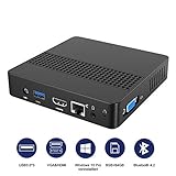 [page_title]-Mini PC, Intel Celeron Processor J3455 8 GB DDR4 / 64 GB eMMC Mini Desktop Computer mit Windows 10, HDMI- und VGA Anschluss, Dual Band WiFi, BT 4.2, 3*USB 3.0, VESA Halterung