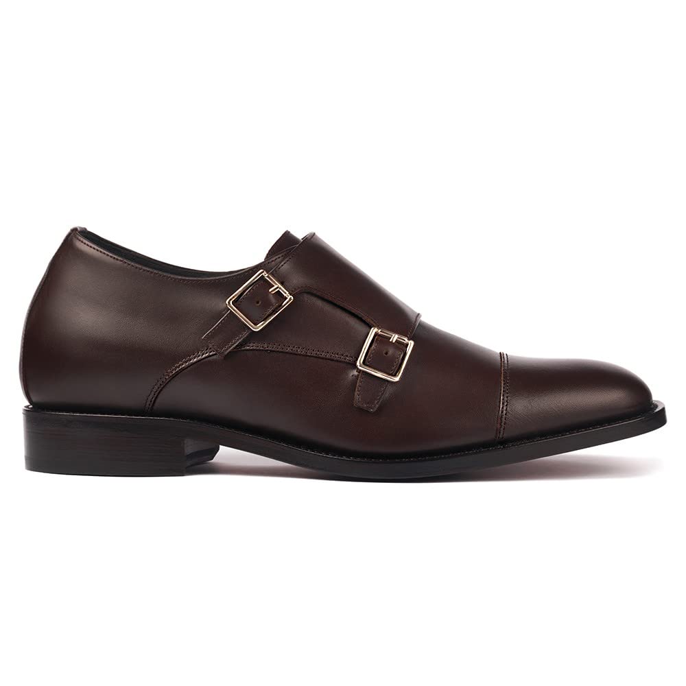 MASALTOS Zapatos de Hombre con Alzas Que Aumentan Altura hasta 7 cm. Fabricados en Piel. Modelo Bristol