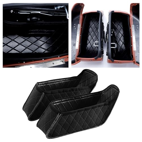TCMT Alforjas internas negras compatibles con Harley Fat Boy Breakout FXBR Fat Boy 2018-2023 miniatura 2