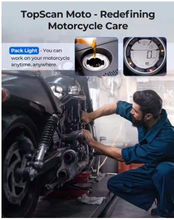 TOP-DON TopScan Moto Narzędzia diagnostyczne do samochodów i motocykli, profesjonalne uniwersalne skanowanie silnika OBD2