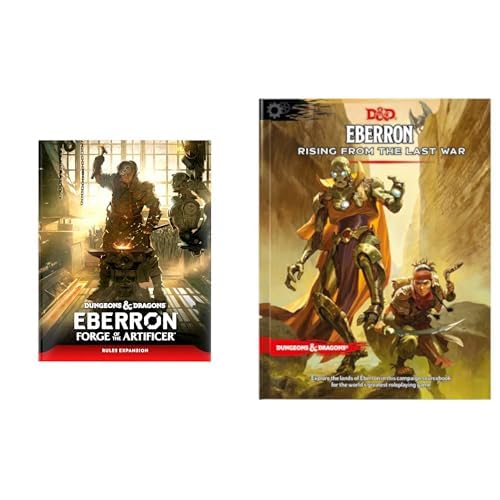 Image of Dungeons & Dragons Eberron Bundle: Forge of The Artificer (Rules Expansion) & Rising from The Last War (Campaign Setting)